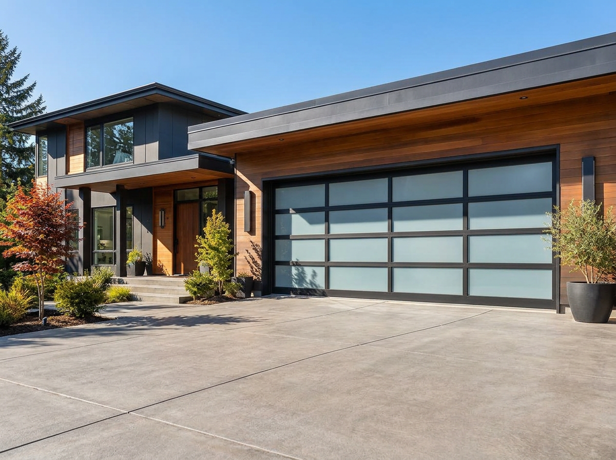 Illustrative garage doors project