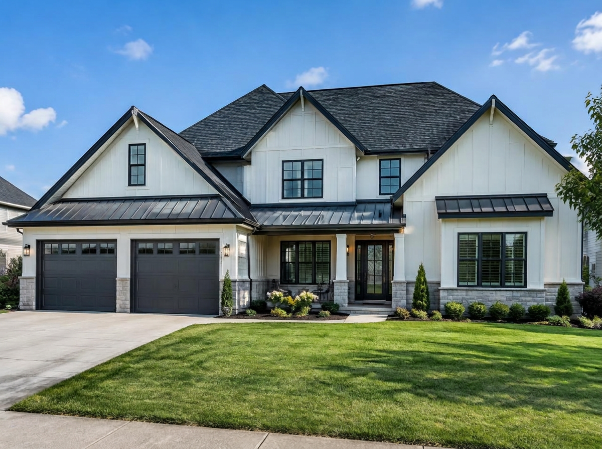 Illustrative roofing project